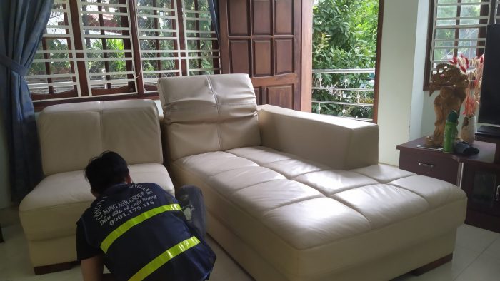 Giặt ghế sofa tại nhà Hà Nội Công ty Vệ sinh 5 Sạch